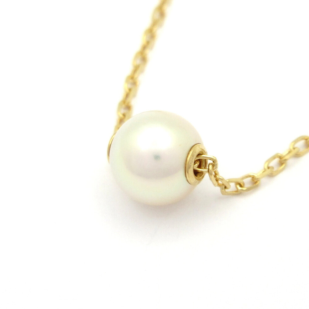 Mikimoto 18K Yellow Gold White Pearl #354981M10B